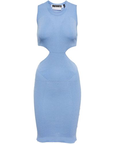 ROTATE BIRGER CHRISTENSEN Ivana Cutout Minidress - Blue