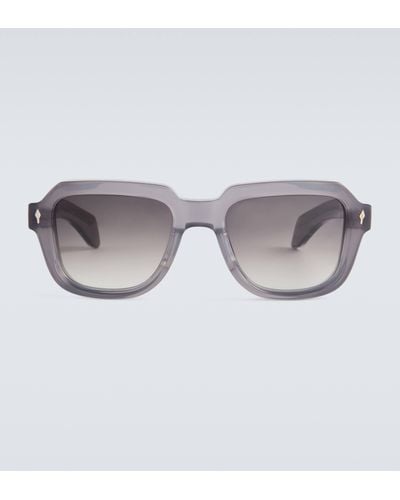 Jacques Marie Mage Taos Square Sunglasses - Grey