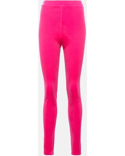 Alexandre Vauthier Jersey leggings - Pink