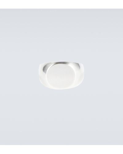 Jil Sander 925 Silver Ring - White