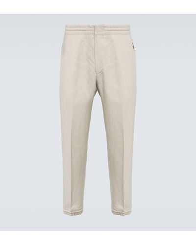 Berluti Linen Sweatpants - Natural