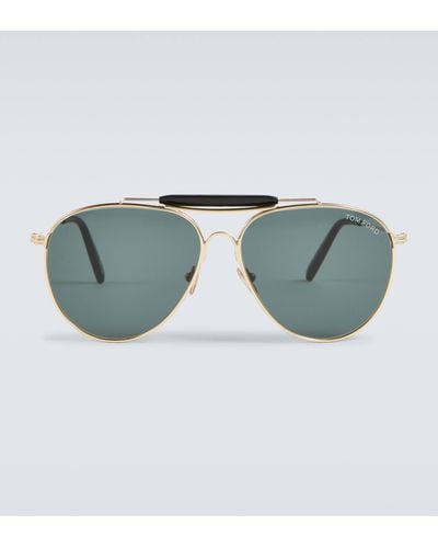 Tom Ford Aviator Sunglasses - Blue