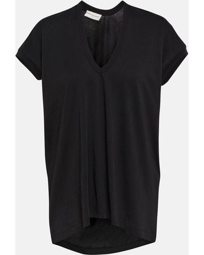 Dries Van Noten Cotton Jersey T-shirt - Black