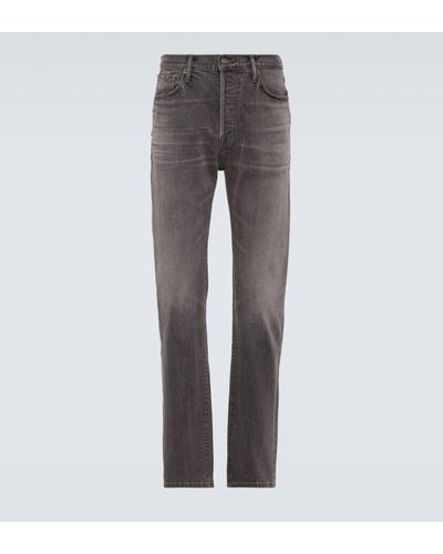 Tom Ford Mid-rise Straight Jeans - Grey