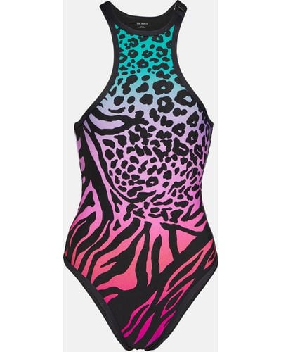 The Attico Printed Swimsuit - Multicolour