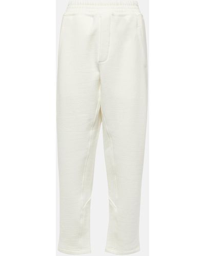 The Row Koa Cotton Jersey Sweatpants - White