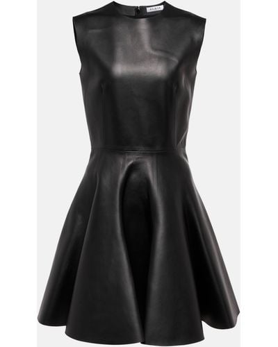 Alaïa Archetypes Leather Mini Dress - Black