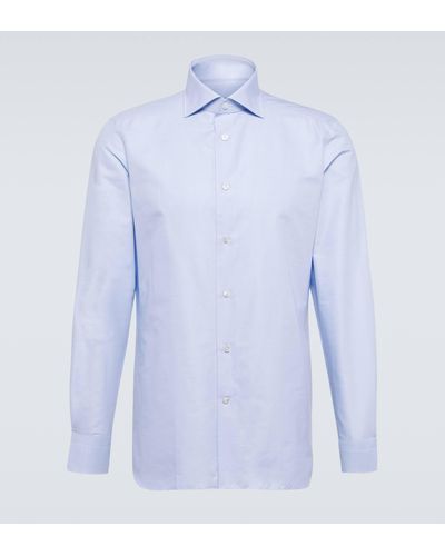 Zegna Cotton Shirt - Blue