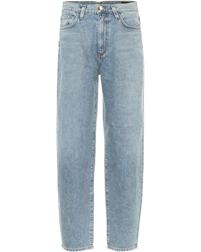Goldsign High-Rise Jeans The Curved - Blau