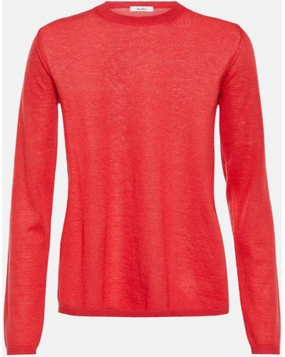 Max Mara Azteco Cashmere Sweater - Red
