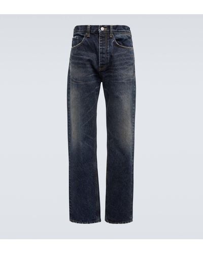 Balenciaga Mid-rise Straight Jeans - Blue