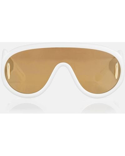 Loewe Wave Mask Sunglasses - Natural