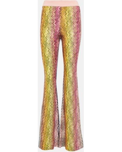 Missoni Printed Jersey Knit Pants - Multicolour