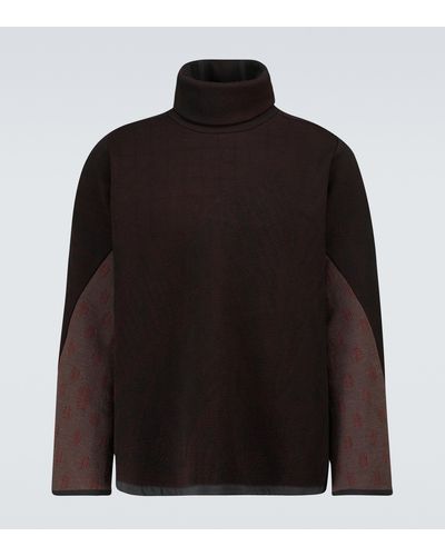 BYBORRE Cotton Turtleneck Sweater - Black