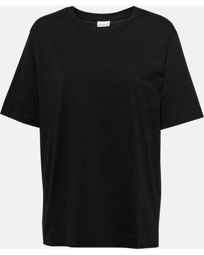 Dries Van Noten Cotton Jersey T-shirt - Black