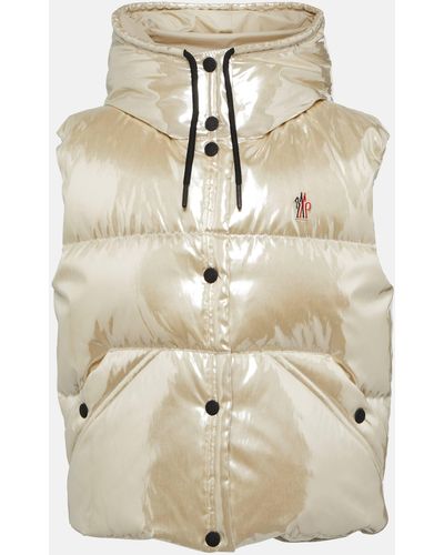 3 MONCLER GRENOBLE Ramees Puffer Vest - Natural