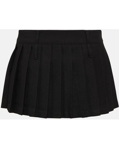 Frankie Shop Blake Pleated Miniskirt - Black