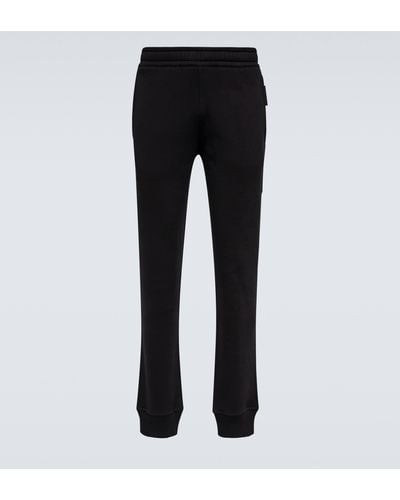 Burberry Stephan Cotton-blend Sweatpants - Black
