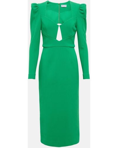 Rebecca Vallance Katie Cutout Midi Dress - Green