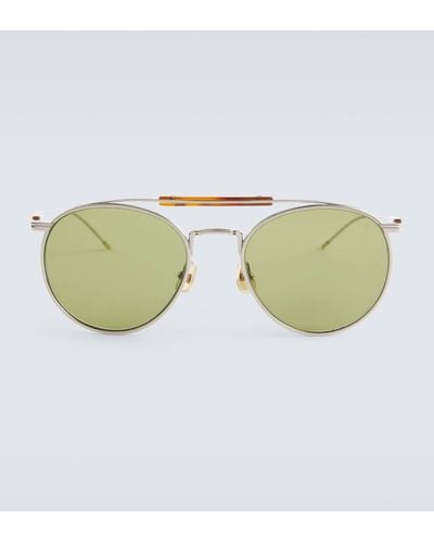 Brunello Cucinelli Round Sunglasses - Green
