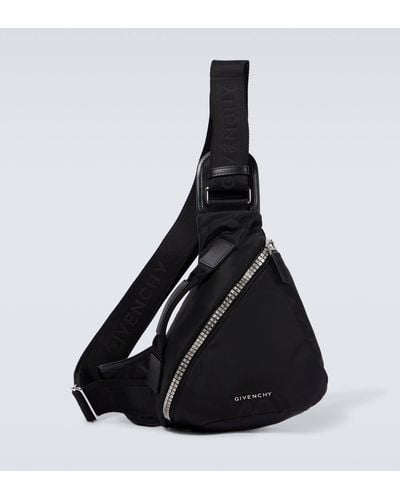 Givenchy G-zip Triangle Small Crossbody Bag - Black