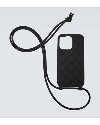 Bottega Veneta Iphone 13 Pro Phone Case On Strap - White