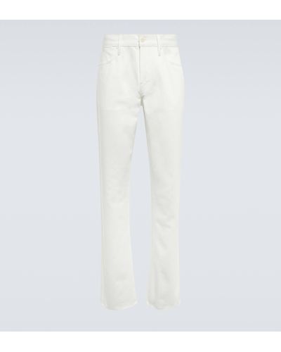 Gabriela Hearst Anthony Mid-rise Slim Jeans - White