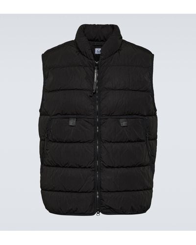 C.P. Company Eco-chrome R Down Vest - Black