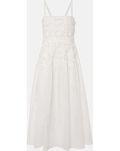 Jonathan Simkhai Veronica Cotton Midi Dress - White