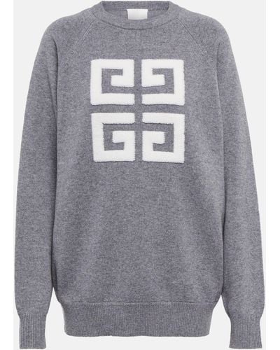 Givenchy 4g Cashmere Sweater - Grey