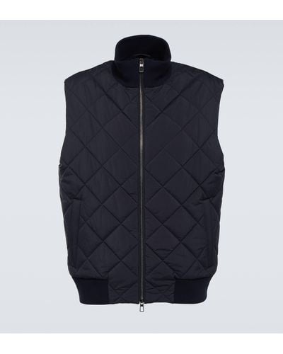 Loro Piana Ampay Quilted Vest - Blue