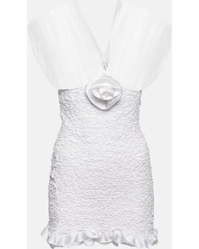 Alessandra Rich Mini Dress - White