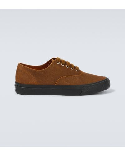 RRL New Norfolk Leather Low-top Sneakers - Brown