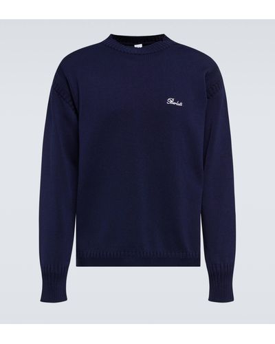 Berluti Cotton Sweater - Blue
