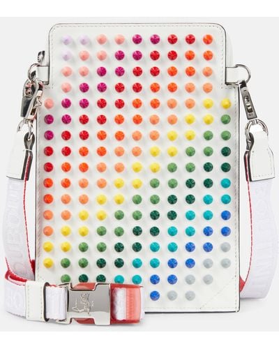 Christian Louboutin Loubilab Phone Pouch Crossbody Bag - White