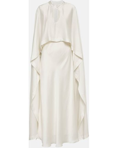 Jonathan Simkhai Bridal Amory Caped Gown - White