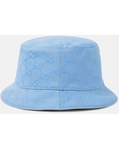 Gucci GG Canvas Bucket Hat - Blue