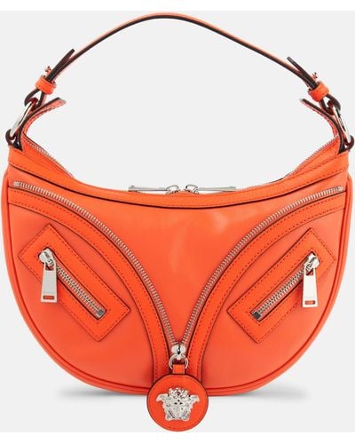 Versace Repeat Small Shoulder Bag - Orange