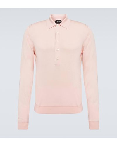 Tom Ford Jersey Polo Shirt - Pink