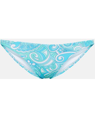 Melissa Odabash Alba Low-rise Bikini Bottoms - Blue