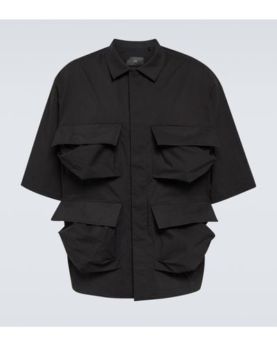 Y-3 Cotton-blend Shirt - Black