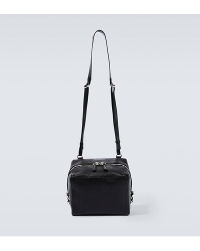 Givenchy Pandora Small Leather Crossbody Bag - Black