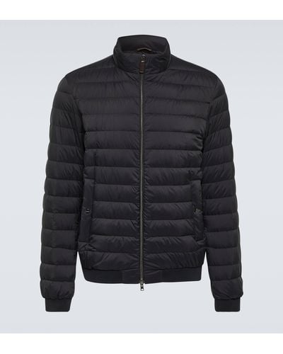 Herno Panelled Down Jacket - Blue