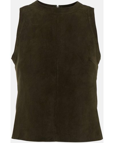 Stouls Pam Suede Tank Top - Green