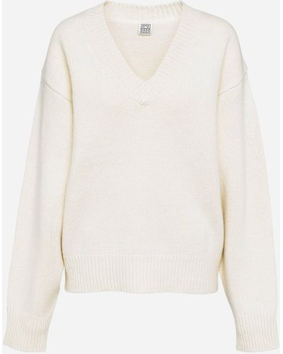 Totême Wool And Cashmere Sweater - Pink