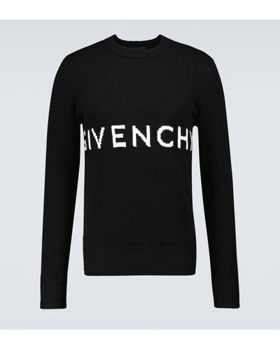 Givenchy Logo Cotton Sweatshirt - Black