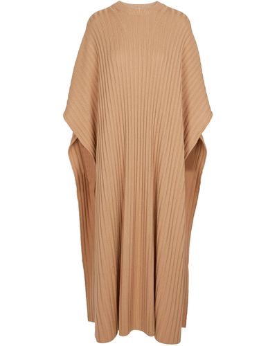 Gabriela Hearst Taos Wool And Cashmere Poncho - Brown