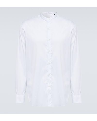 Giorgio Armani Cotton-blend Shirt - White