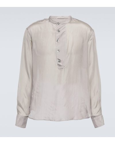 Giorgio Armani Silk Shirt - White