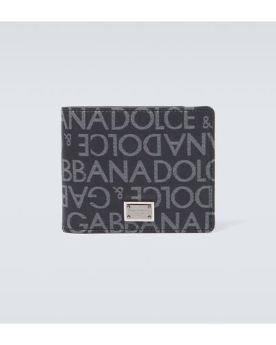 Dolce & Gabbana Logo Bifold Wallet - Grey